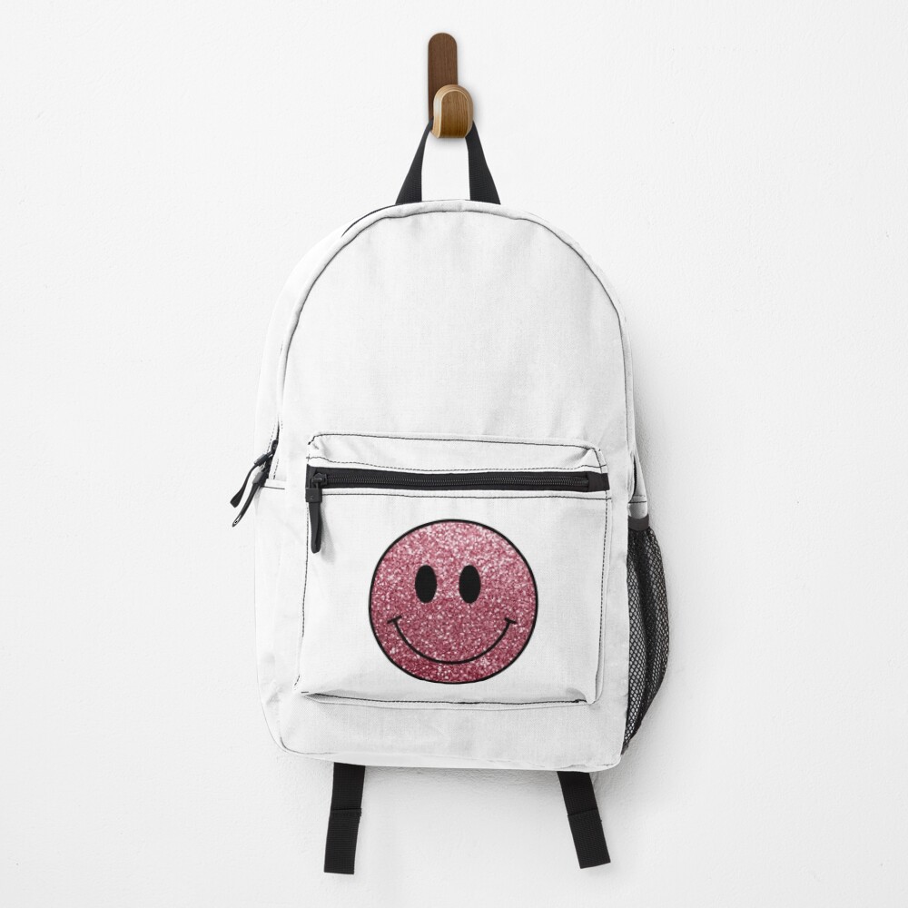 happy face mini backpack Small + Bottle Set Get ready to party like its 1999 with the Loungefly collection of the millennium Preppy Sparkles Smiley Face Backpack