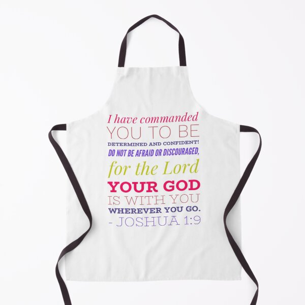 Item preview, Joshua 1:9 Bible verse Be determined and Confident by Christie Olstad designed and sold by Christie Olstad.