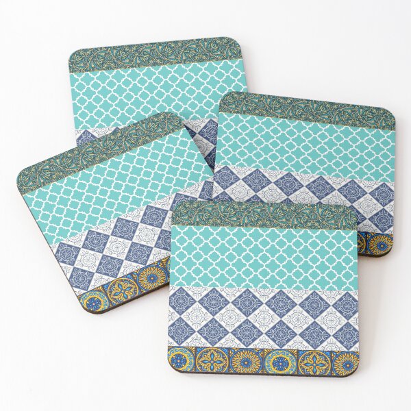 Item preview, Blue and Green Moroccan Pattern designed and sold by foxcreative.