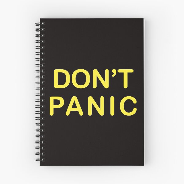 Item preview, Don’t Panic Graphic Print designed and sold by mserido.