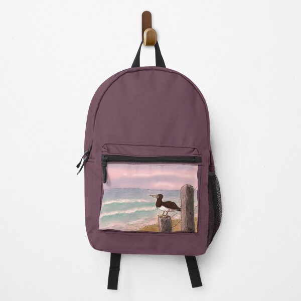 Booby bird - sunset Backpack
