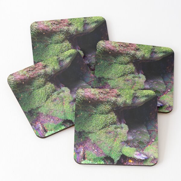 Item preview, Luscious Vibrant Green Moss Covering Dead Timber Is A Common Site Along The Overland Track In Tasmania's Wettest Region designed and sold by nickegglington.