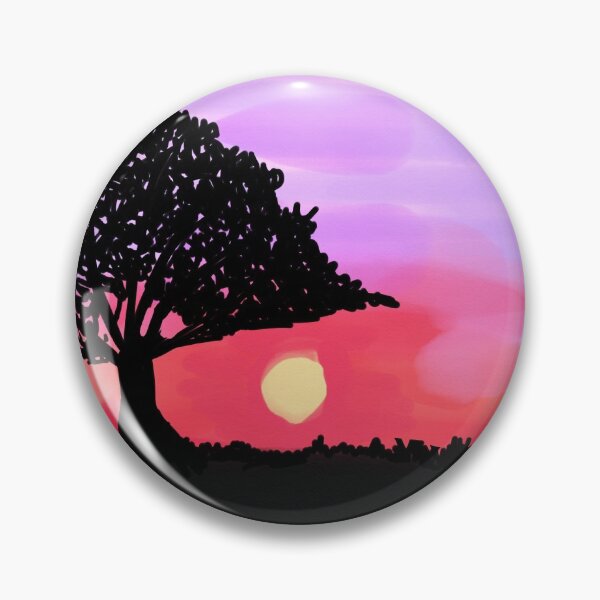 Item preview, Water Color Sunset Tree designed and sold by KatharineArt.