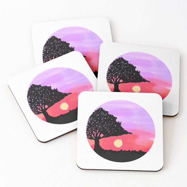 Item preview, Water Color Sunset Tree designed and sold by KatharineArt.
