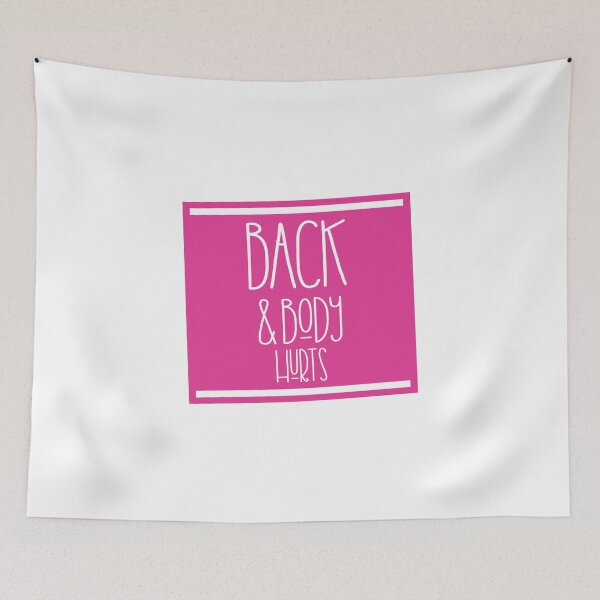 Item preview, back and body hurts designed and sold by Mographic997.