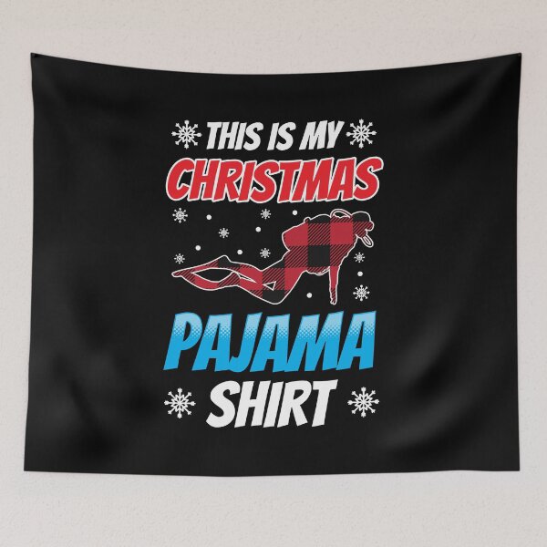 Item preview, Christmas My Xmas Pajama Diving Buffalo Plaid Gift designed and sold by haselshirt.