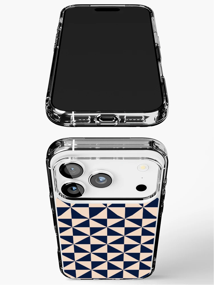 Thumbnail 3 of 5, iPhone Case, Patterns blue Square designed and sold by Patternsonly.