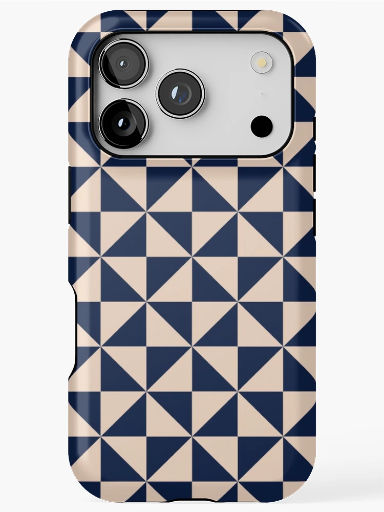 Thumbnail 1 of 4, iPhone Case, Patterns blue Square designed and sold by Patternsonly.