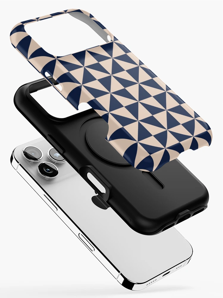 Thumbnail 2 of 4, iPhone Case, Patterns blue Square designed and sold by Patternsonly.