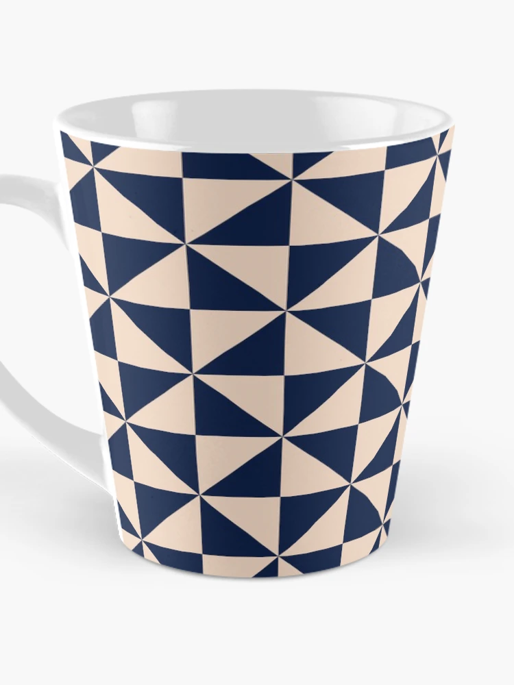 Thumbnail 3 of 4, Coffee Mug, Patterns blue Square designed and sold by Patternsonly.