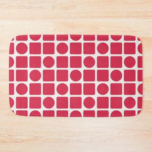 Item preview, Red Circle And Square Patterns designed and sold by Patternsonly.