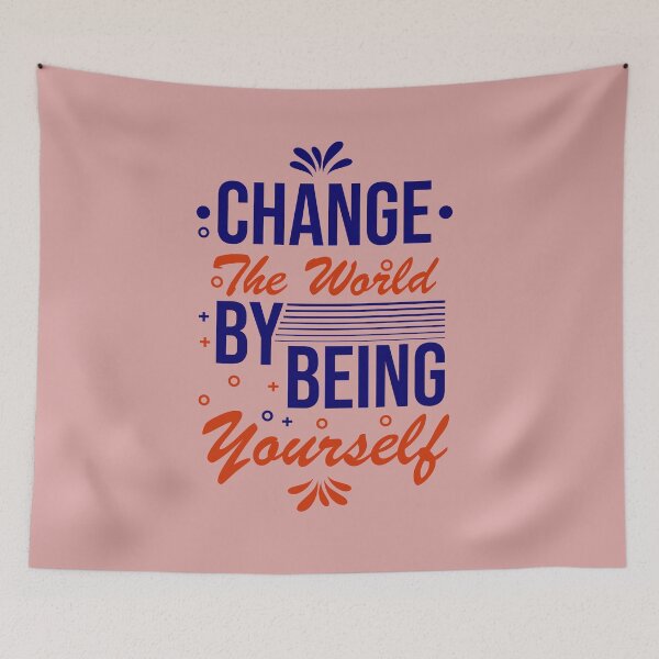 Item preview, Change the world quote designed and sold by simeonred.