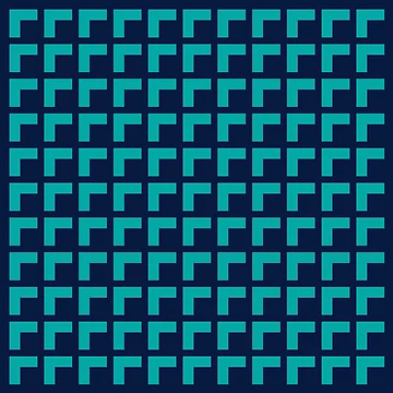 Artwork thumbnail, Pattern blue Square by Patternsonly