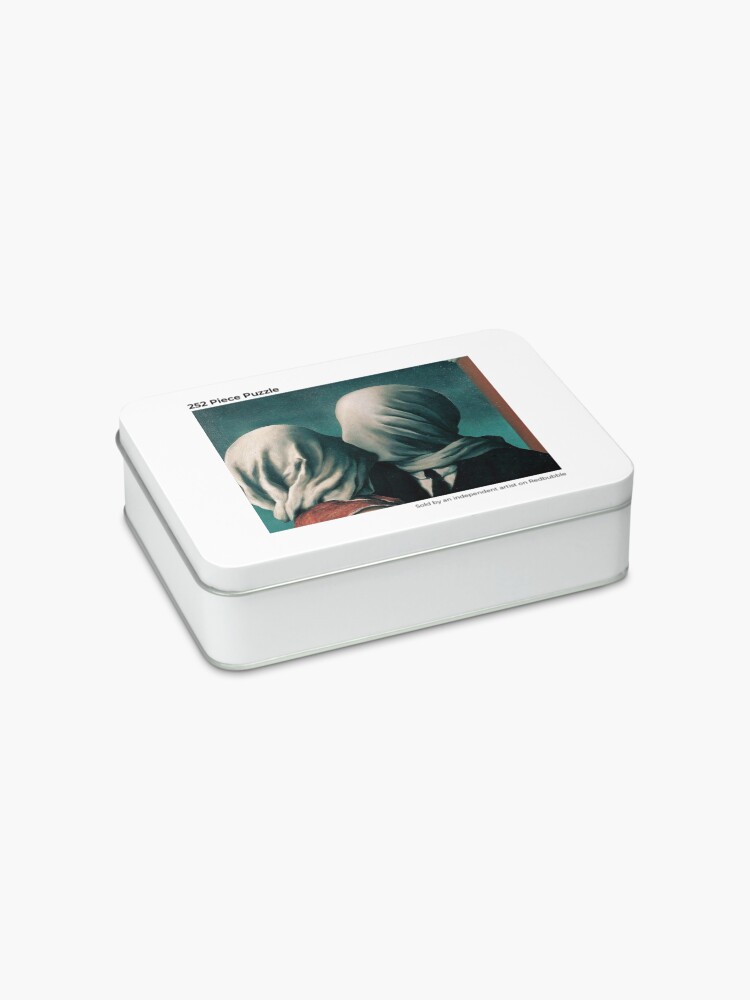 Alternate view of Rene Magritte The Lovers Jigsaw Puzzle