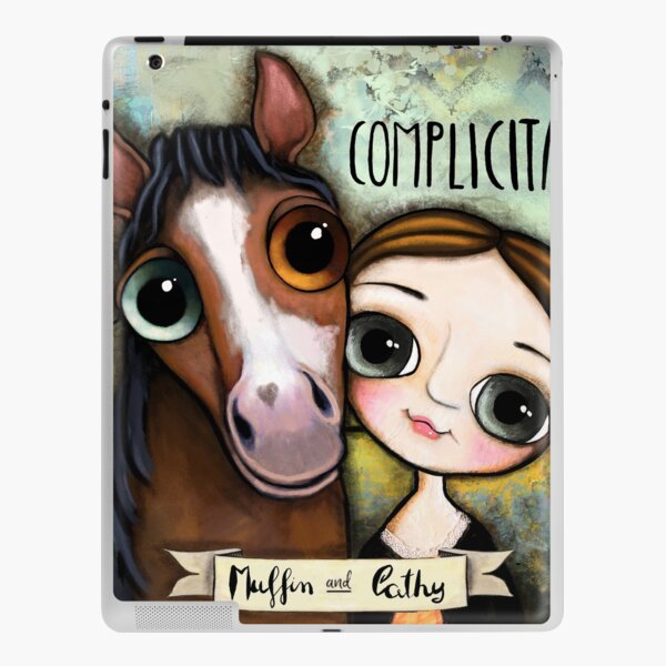 The girl and the horse iPad Skin