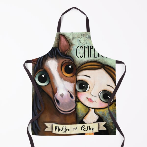The girl and the horse Apron