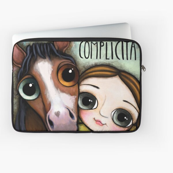 The girl and the horse Laptop Sleeve
