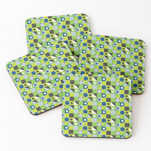 Item preview, Abstract multicolor pattern with various geometric shapes designed and sold by acidmit.