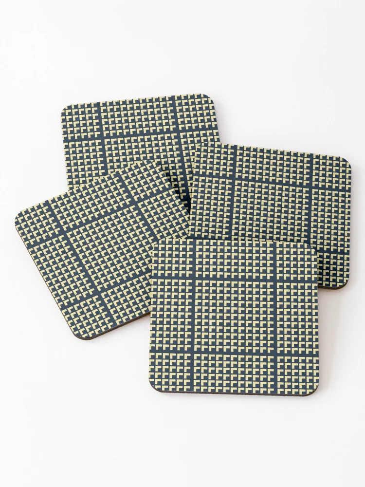 Thumbnail 1 of 5, Coasters (Set of 4), Patterns square designed and sold by Patternsonly.
