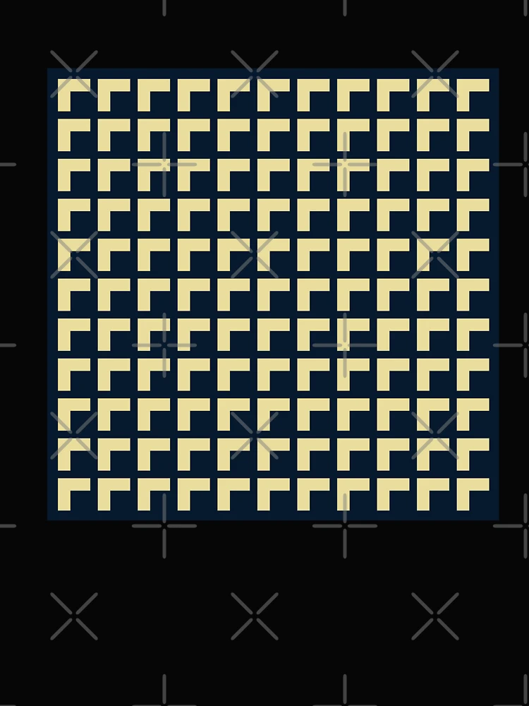 Thumbnail 4 of 4, Boxy T-Shirt, Patterns square designed and sold by Patternsonly.