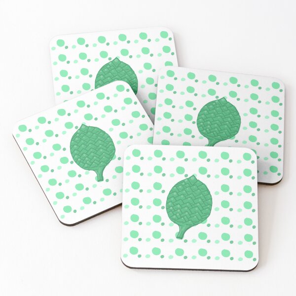 Item preview, Artichoke on polka dots designed and sold by Drizzleonrice.