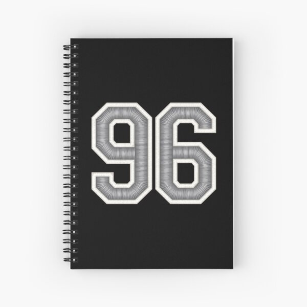 Item preview, 96 Silver White Black Jersey Football Sports Number Ninety-Six designed and sold by HelloFromAja.