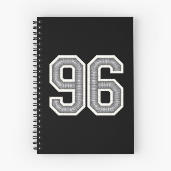 Item preview, 96 Silver White Black Jersey Football Sports Number Ninety-Six designed and sold by HelloFromAja.