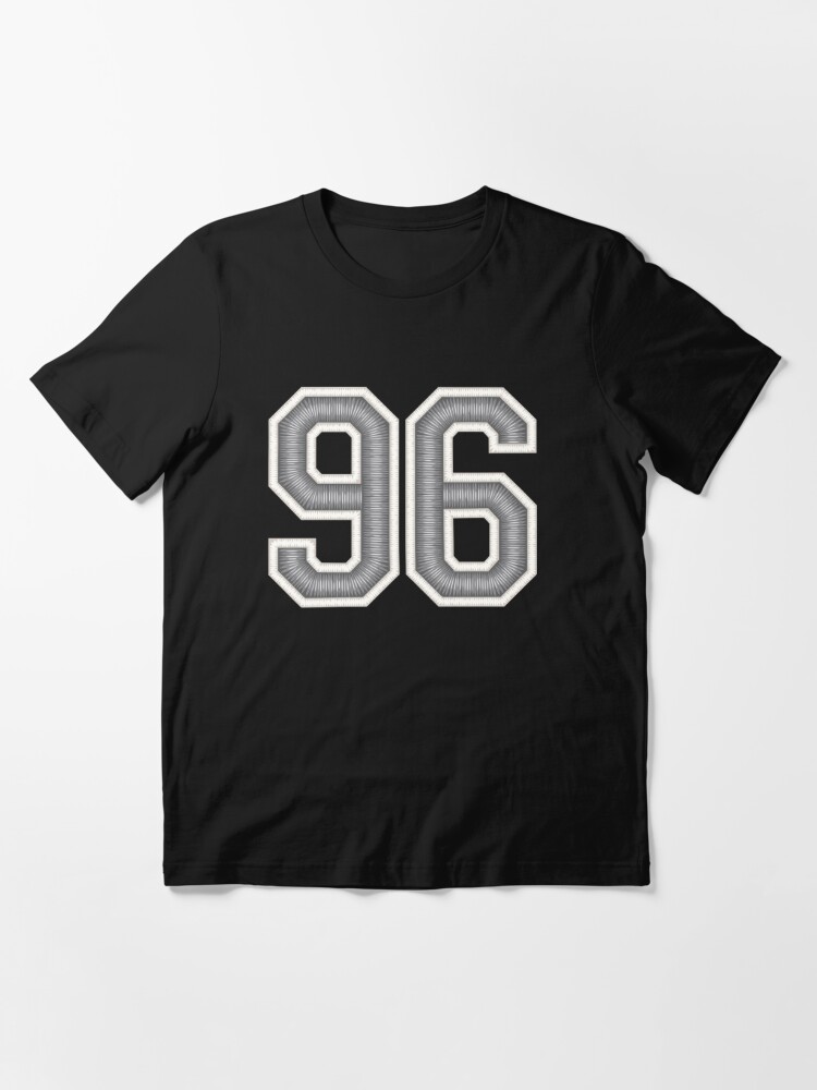 96 Silver White Black Jersey Football Sports Number Ninety-Six Sticker  for Sale by HelloFromAja