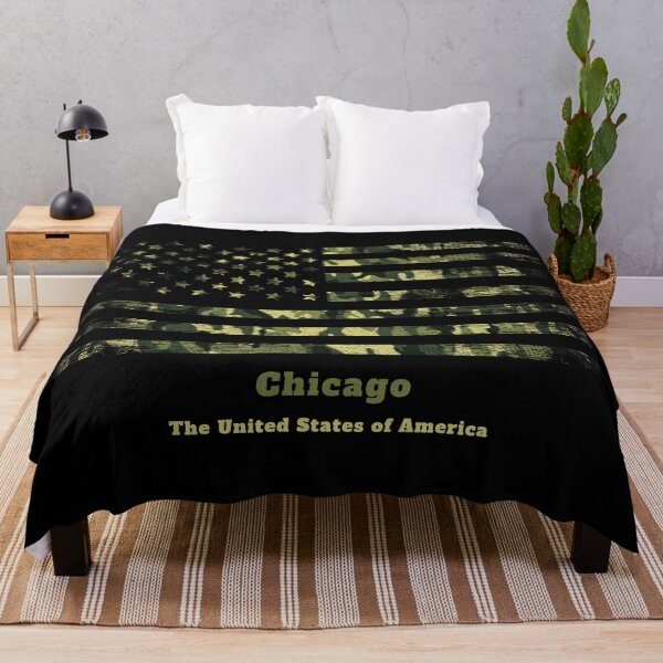 Item preview, Chicago Camouflage Military Camo My City US Flag designed and sold by HelloFromAja.