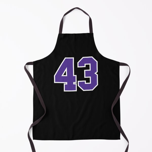 Item preview, Fourty-Three Purple Jersey Number Sports 43 designed and sold by HelloFromAja.