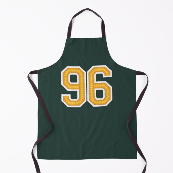 Item preview, 96 Yellow Green Jersey Sports Number Ninety-Six designed and sold by HelloFromAja.