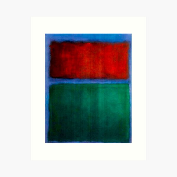 Mark Rothko - Erde und Grün Kunstdruck