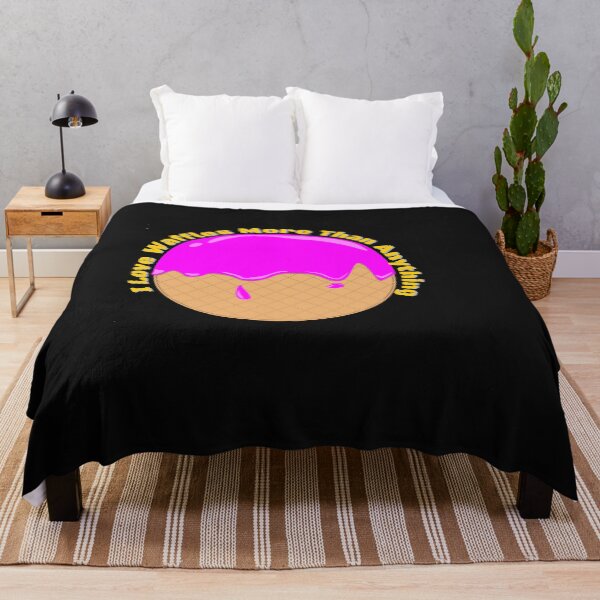 Item preview, I love Waffles more than anything funny waffle lover merchandise designed and sold by ViVedX.