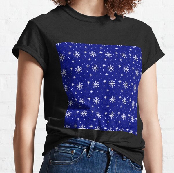 Snowflake Christmas Pattern Classic T-Shirt