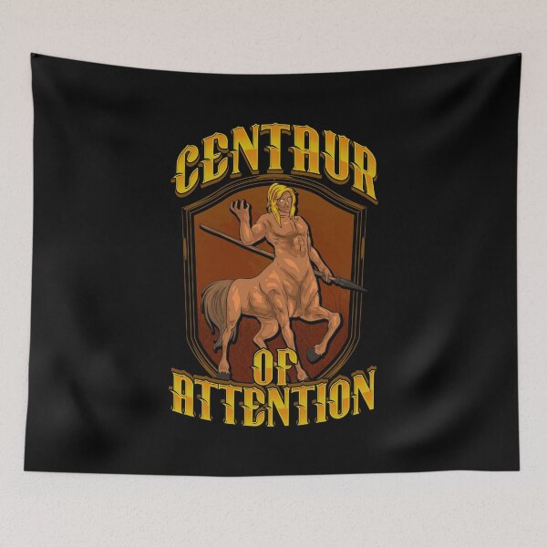 Item preview, Funny Centaur of Attention Pun Greek Myth Fantasy designed and sold by perfectpresents.