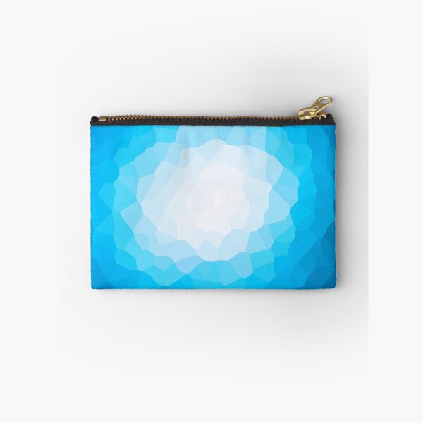 Item preview, abstract blue crystal design designed and sold by creativeaart.