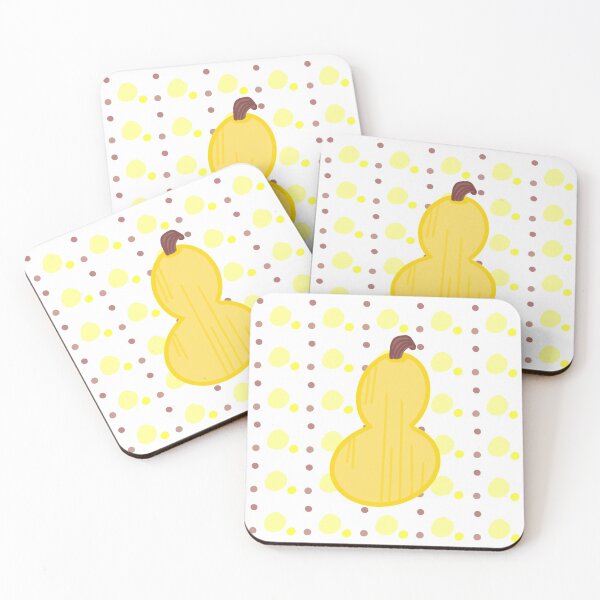 Item preview, Butternut Squash on polka dots designed and sold by Drizzleonrice.