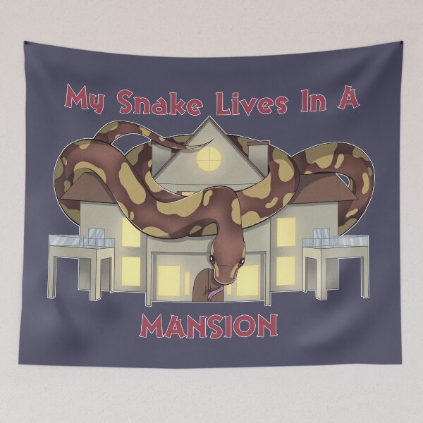 Item preview, My Snake Lives In A Mansion designed and sold by NightOwlNicole.
