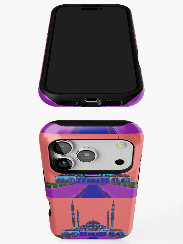 Thumbnail 3 of 4, iPhone Case, Colorful Mosque designed and sold by Rooftang.