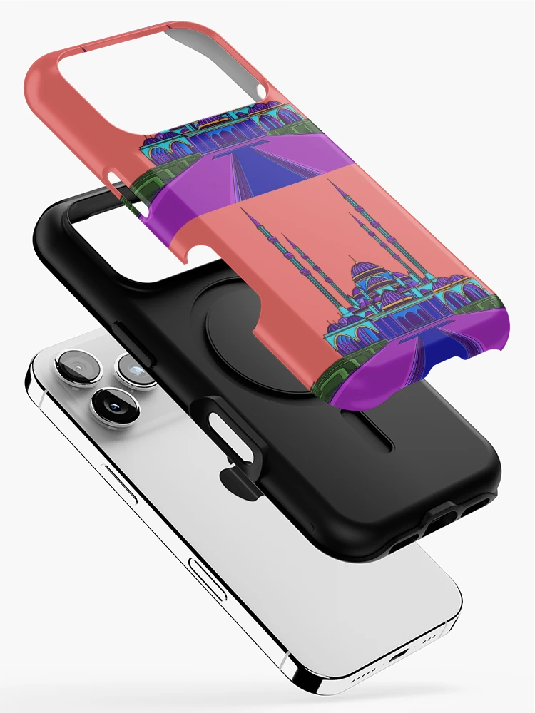 Thumbnail 2 of 4, iPhone Case, Colorful Mosque designed and sold by Rooftang.