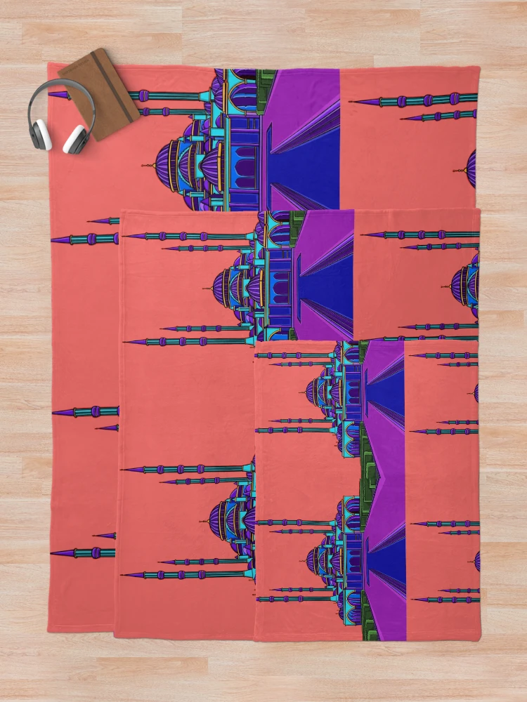 Thumbnail 5 of 6, Throw Blanket, Colorful Mosque designed and sold by Rooftang.