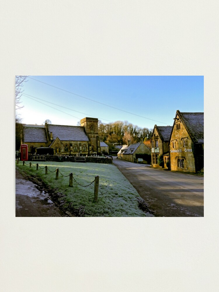 Alternate view of Frosty Snowshill Photographic Print