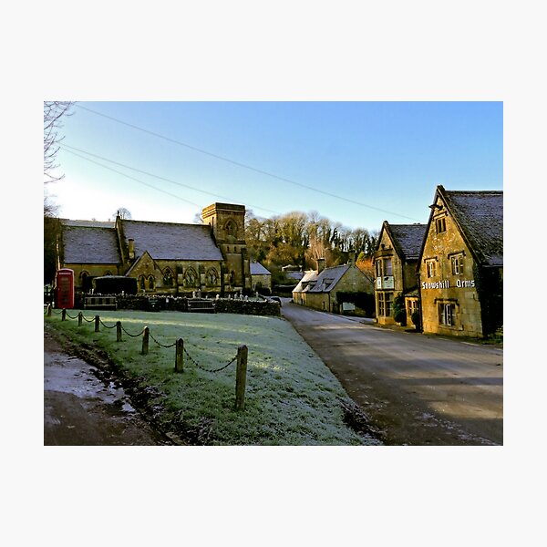 Frosty Snowshill Photographic Print