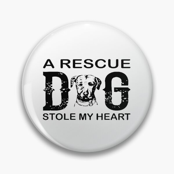 Item preview, a rescue dog stole my heart designed and sold by JaMatt1983.