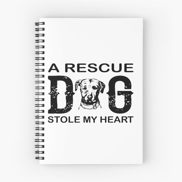 Item preview, a rescue dog stole my heart designed and sold by JaMatt1983.