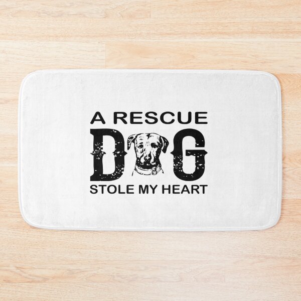 Item preview, a rescue dog stole my heart designed and sold by JaMatt1983.