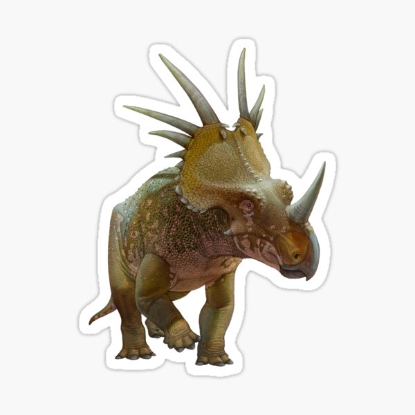 Artikel-Vorschau von Styracosaurus Dinosaurier realistischer Druck, designt und verkauft von DinosaurMerch.
