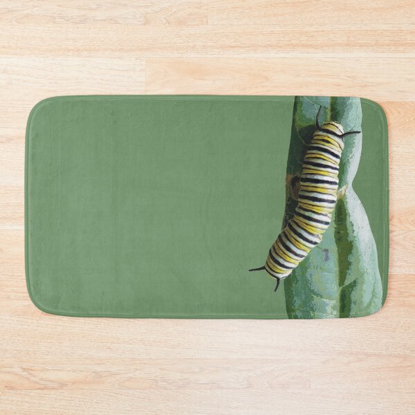 Item preview, Monarch Caterpillar on a Leaf  designed and sold by NJartbyNJacobson.