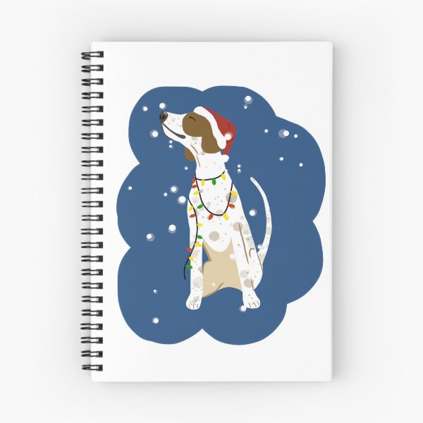 Item preview, It’s a very pointer Christmas! In navy! With snow!  designed and sold by MeerkatCreative.