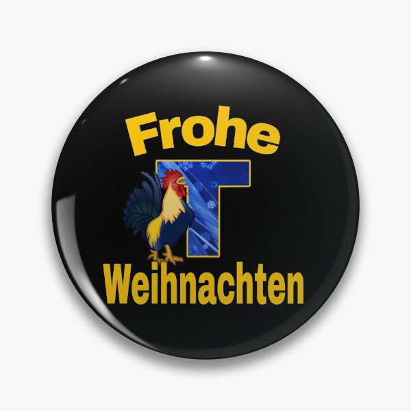 Item preview, merry christmas in German. frohe weihnachten.rooster. letter T designed and sold by doctors-apparel.